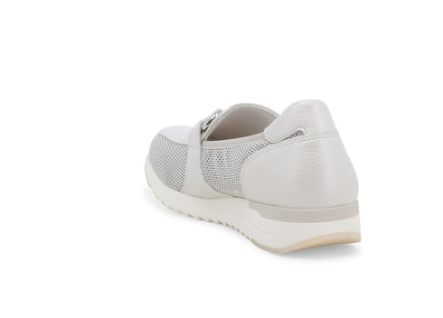 Melluso Microperforated Summer Loafers in Leather and Fabric